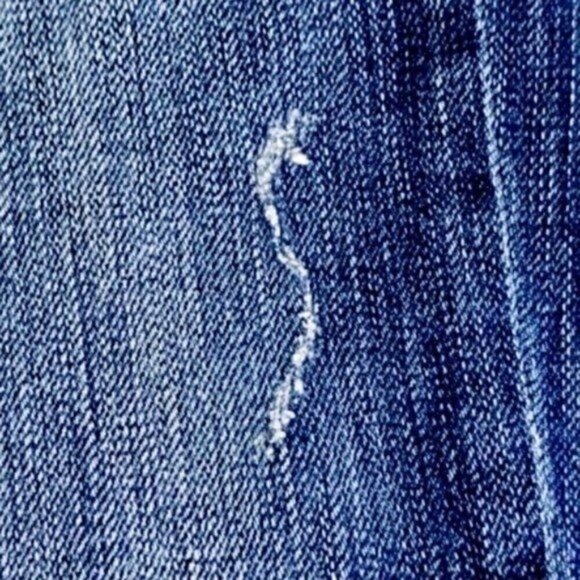 Paige skyline ankle peg distressed blue jeans size 23 - Picture 7 of 8